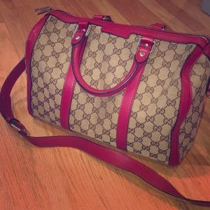 Gucci pink Bowler bag